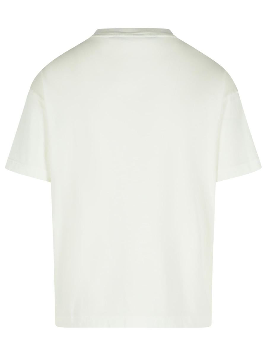 Palm Angels Vit bomulls-T-shirt