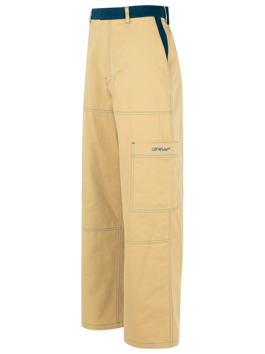 Off-white 'Cargo' Beige Bomullsbyxor