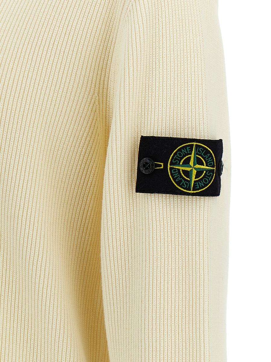 Stone Island Ribbad Ulltröja