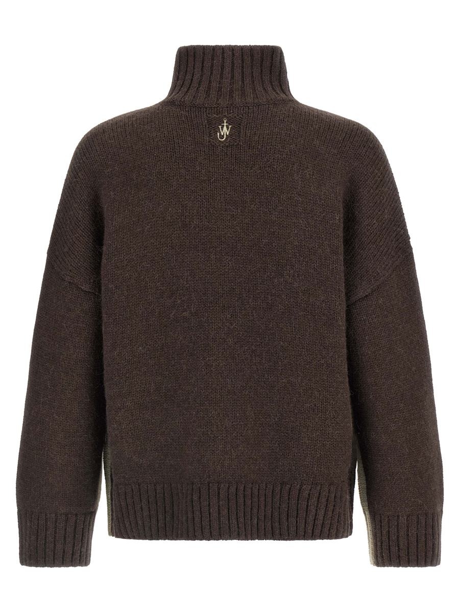 JW Anderson 'Tvåfärgad prickig ficktröja'