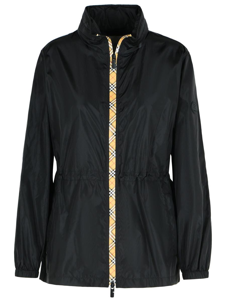 Burberry 'Blackpool' svart polyamid regnjacka