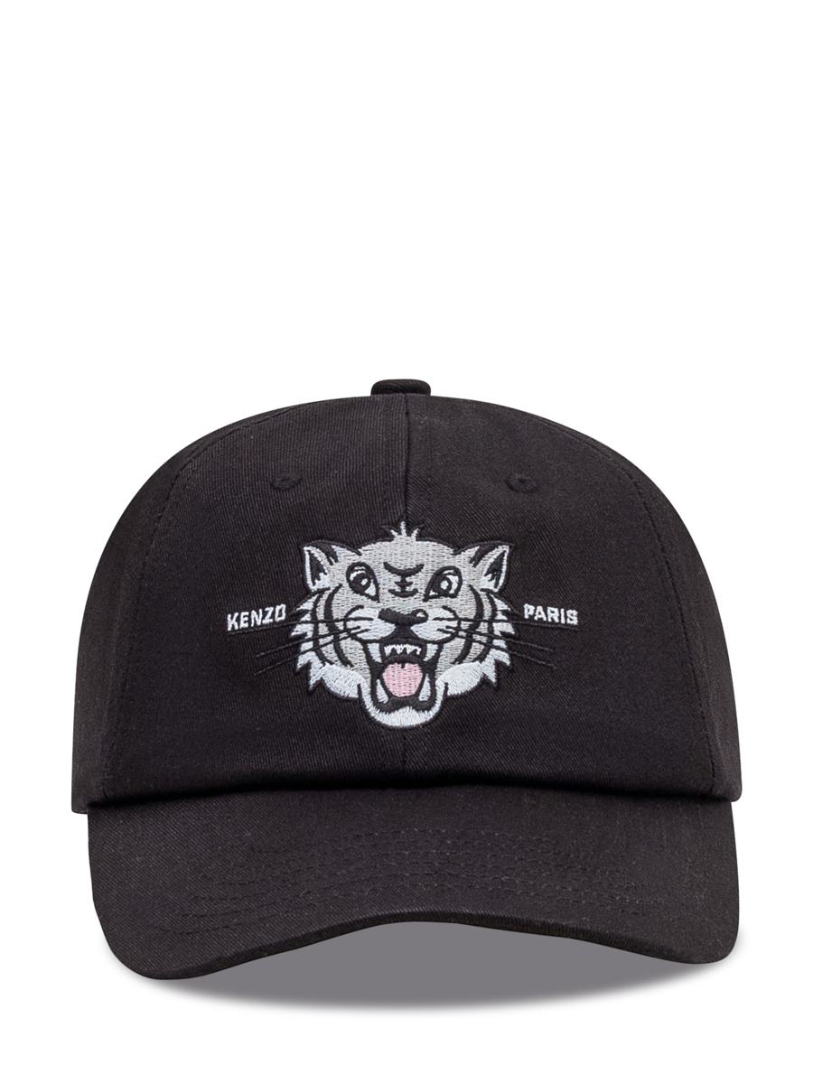 Kenzo Kenzo Svart Keps Med Tigermotiv
