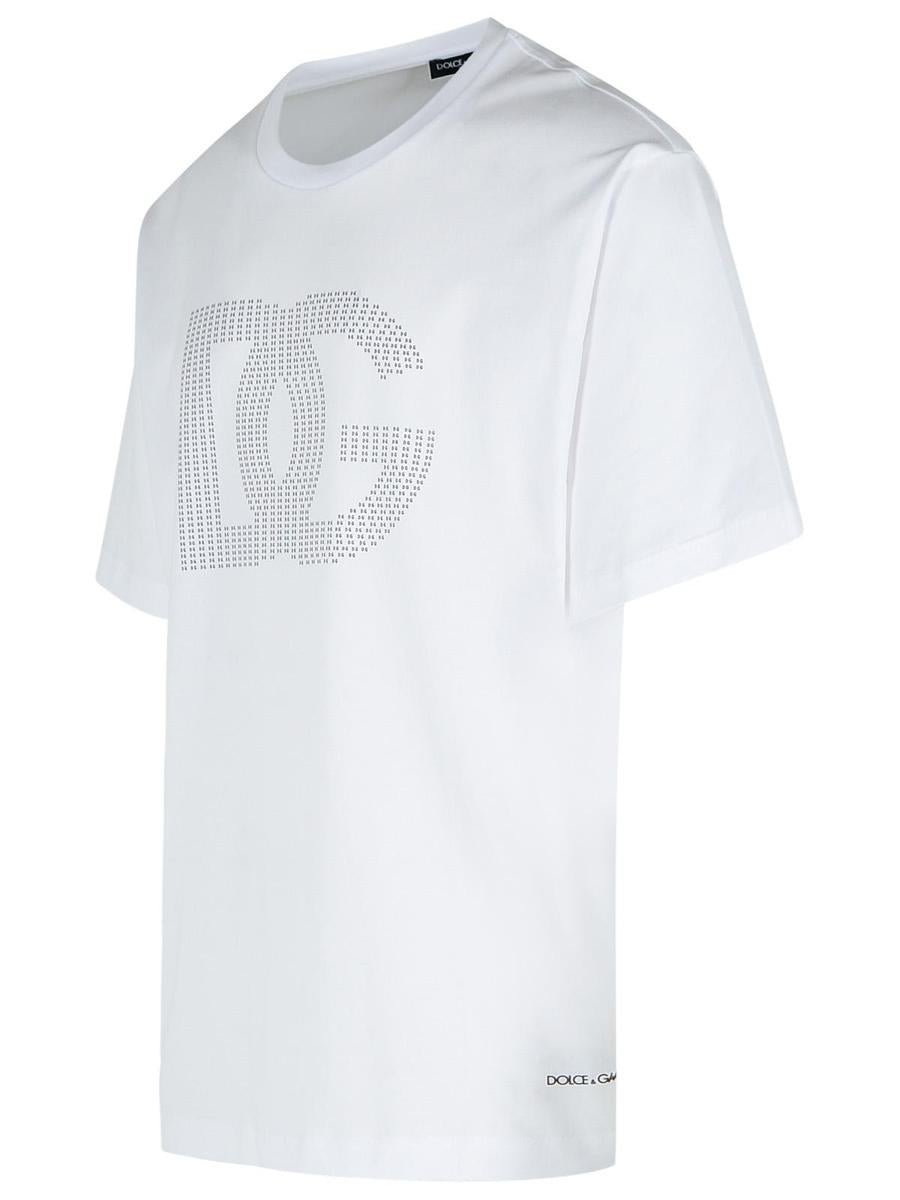 Dolce & Gabbana Vit bomulls-T-shirt