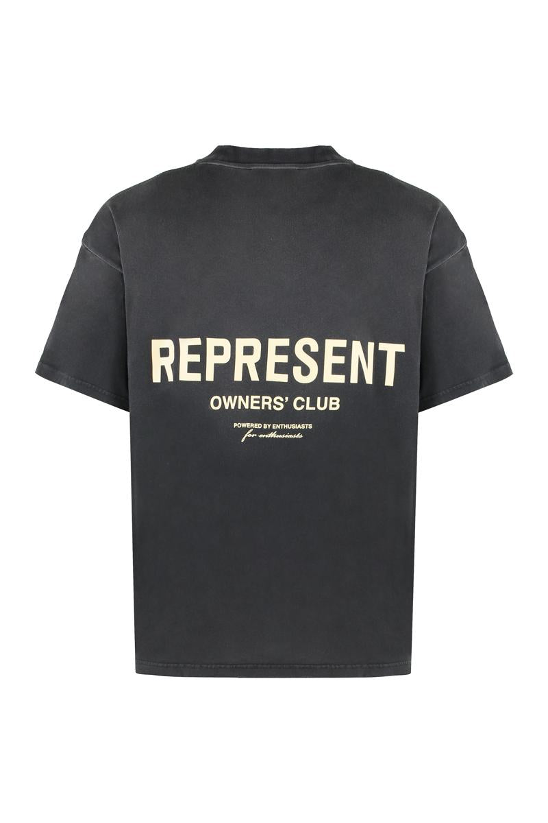 Represent bomulls-t-shirt med rund hals