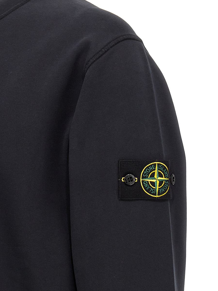 Stone Island-tröja med logotypmärke