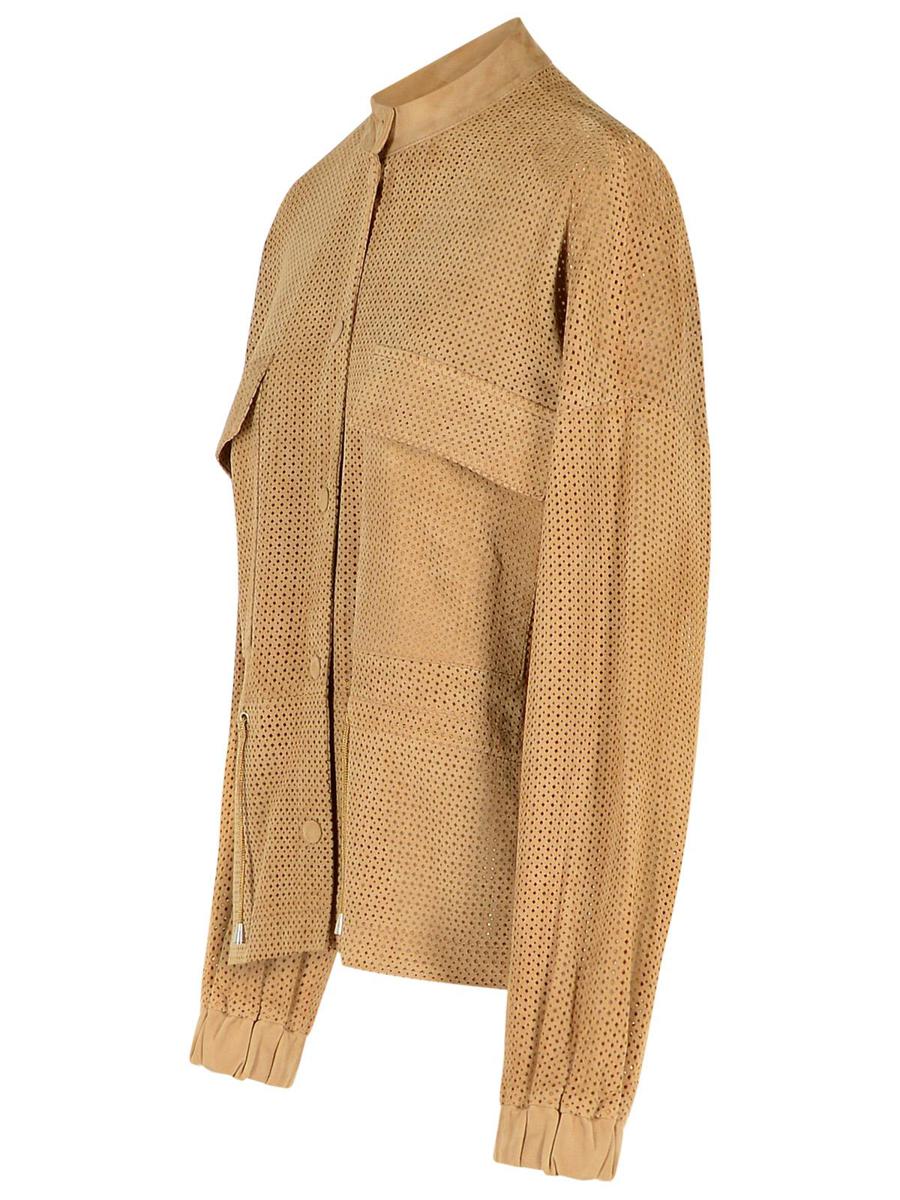 Bully Beige Läderjacka