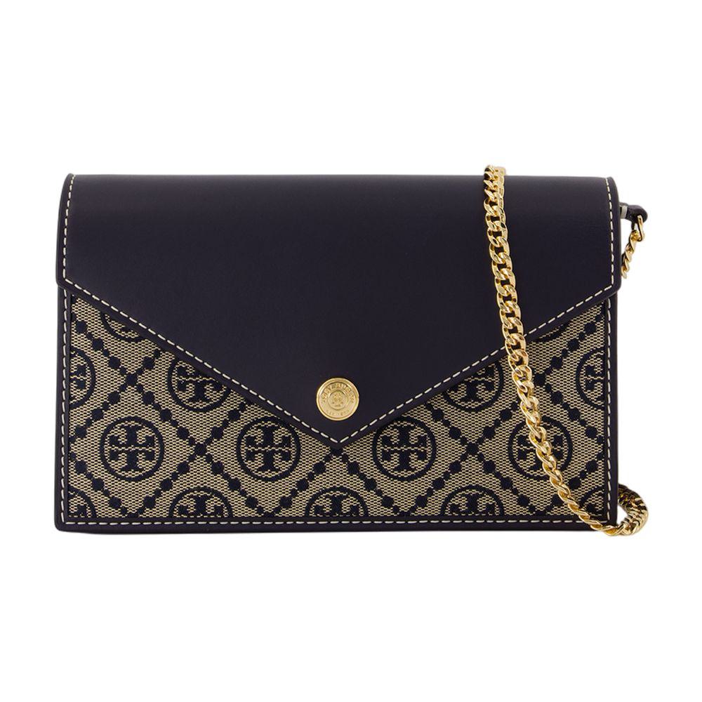 Tory Burch T-Monogram Kuvertplånbok Med Kedja