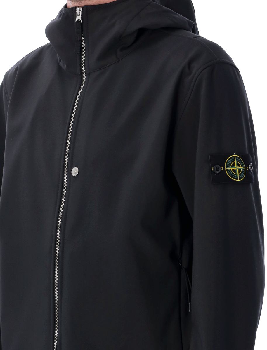 Stone Island Soft Shell-R_E.Dye®-teknik Lätt huvjacka