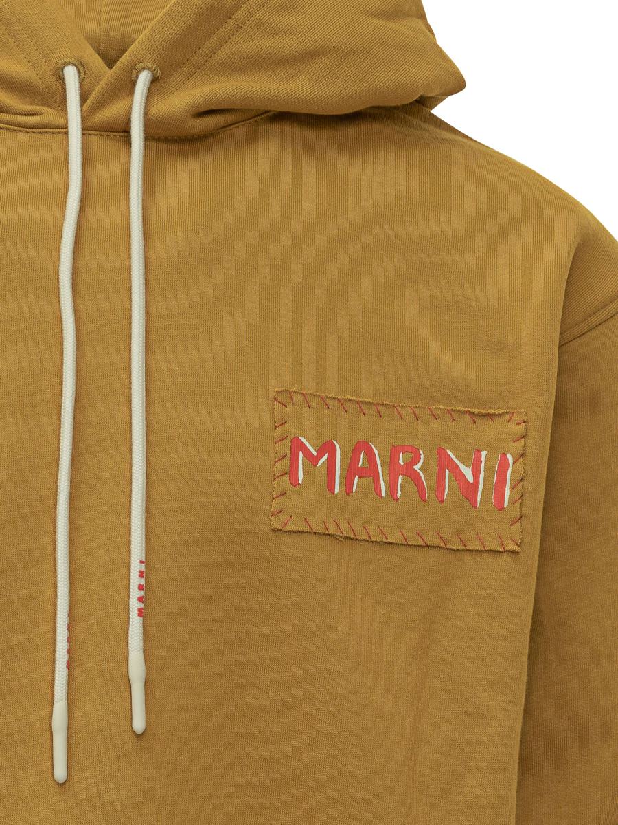 Marni Marni Hoodie med Logotypmärke