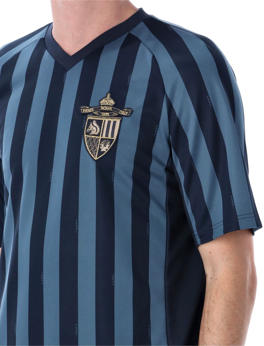 Fendi V-ringad t-shirt