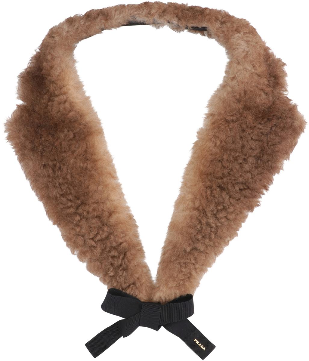 Prada Shearling-krage