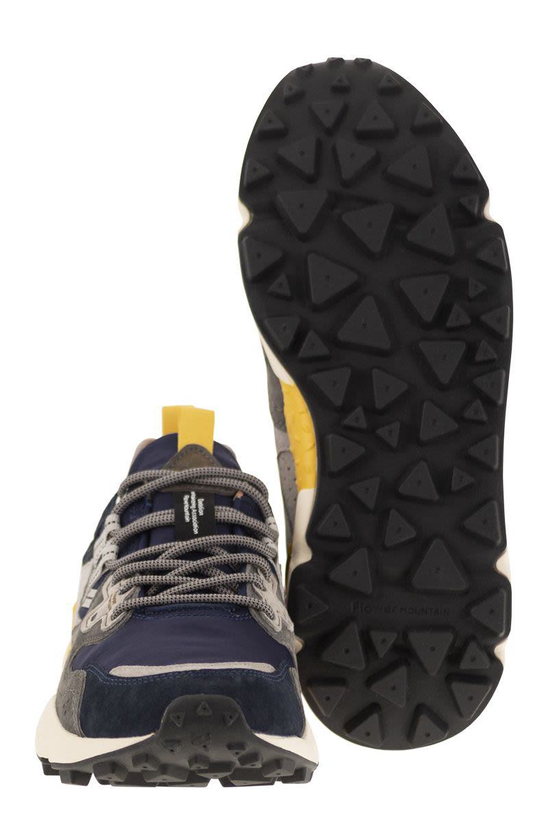 Flower Mountain Yamano 3 - Sneakers i mocka och tekniskt tyg