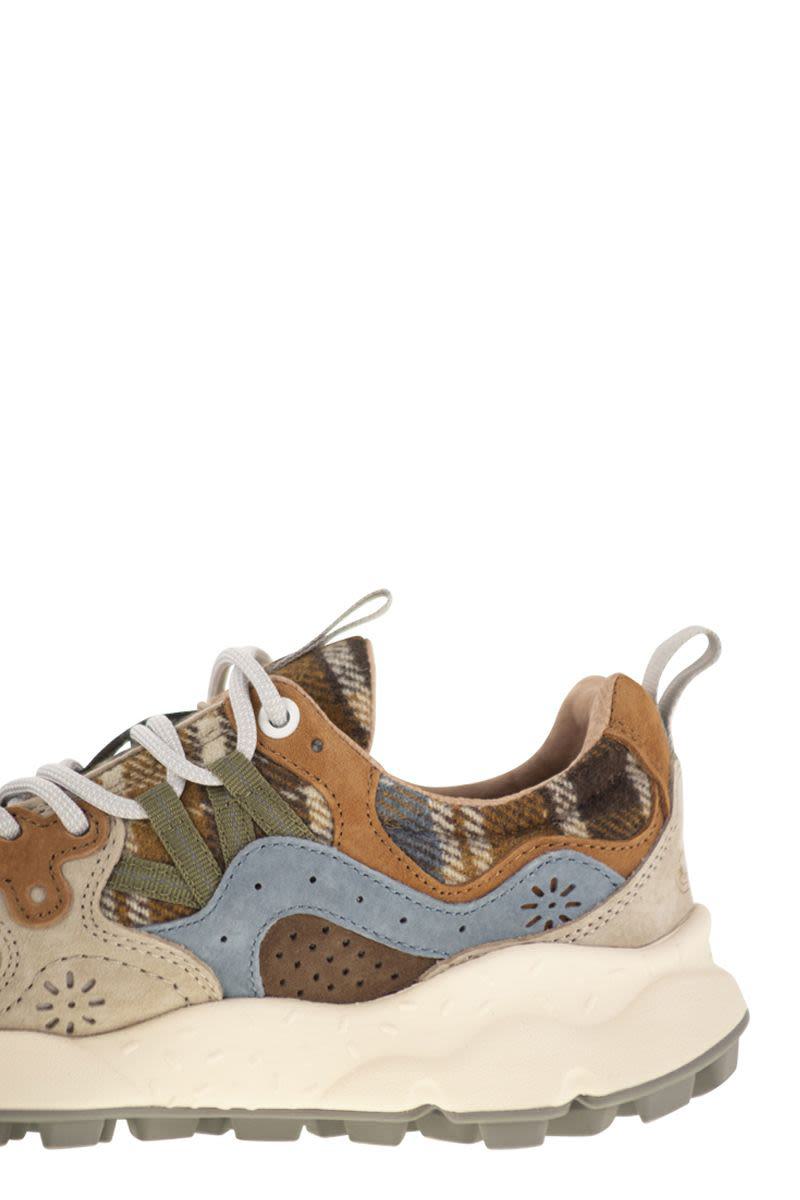 Flower Mountain Yamano 3 - Sneakers i mocka och ull