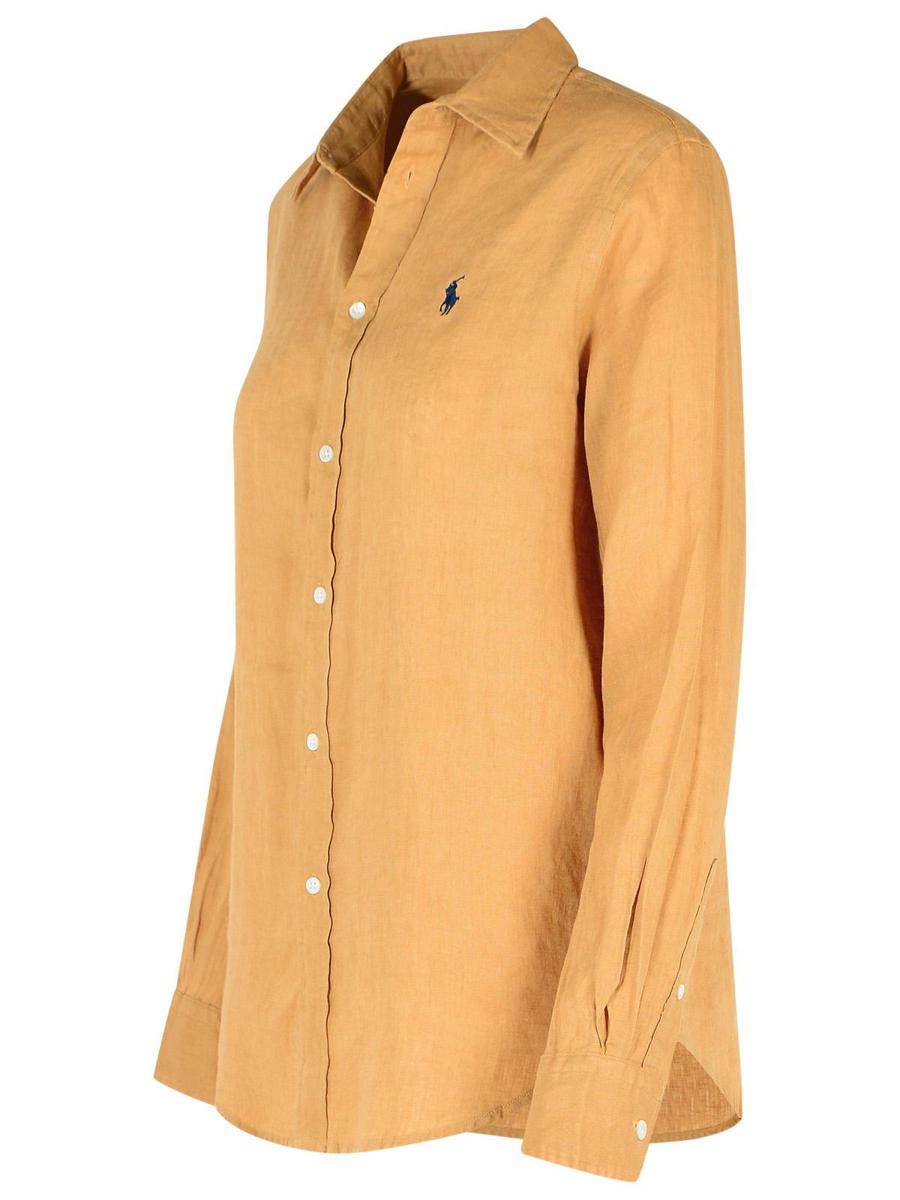 Polo Ralph Lauren Beige linneskjorta