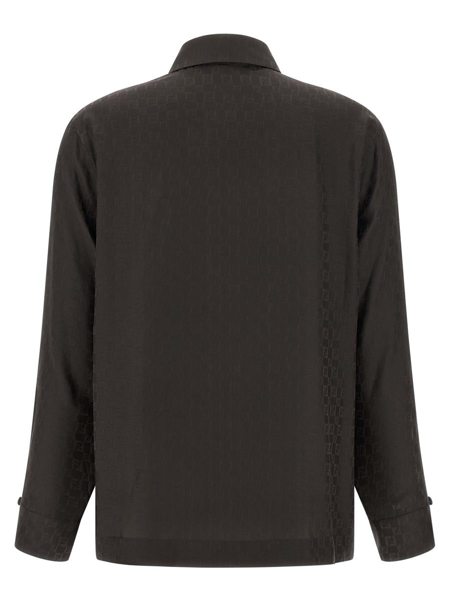 Fendi 'Chess Ff'-skjorta