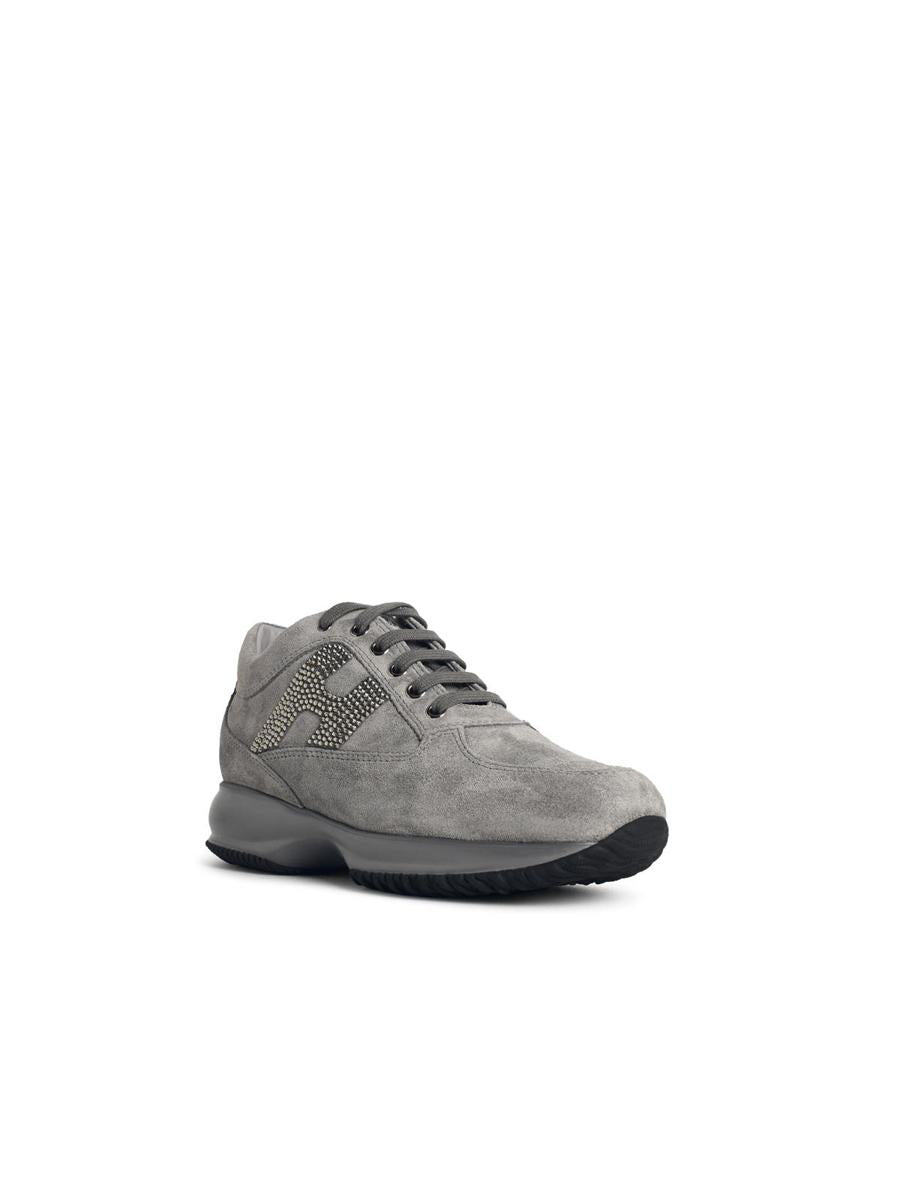 Hogan 'Interactive' Grå Mocka Sneakers