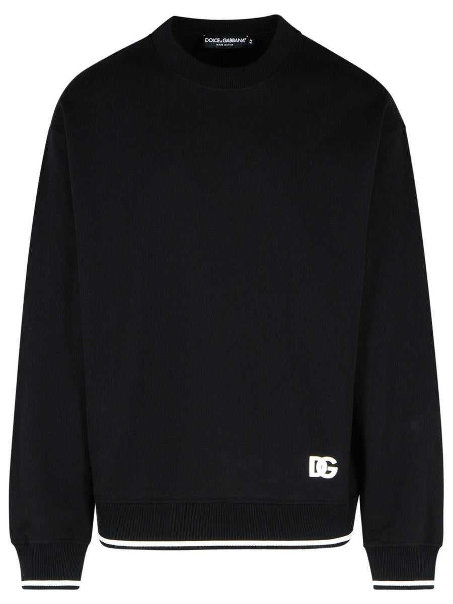 Dolce & Gabbana svart bomullströja