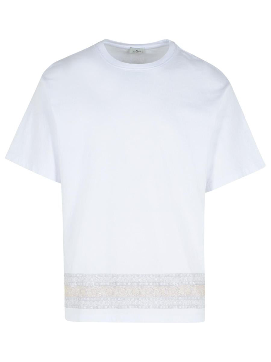 Etro 'Soho' Vit bomulls-T-shirt