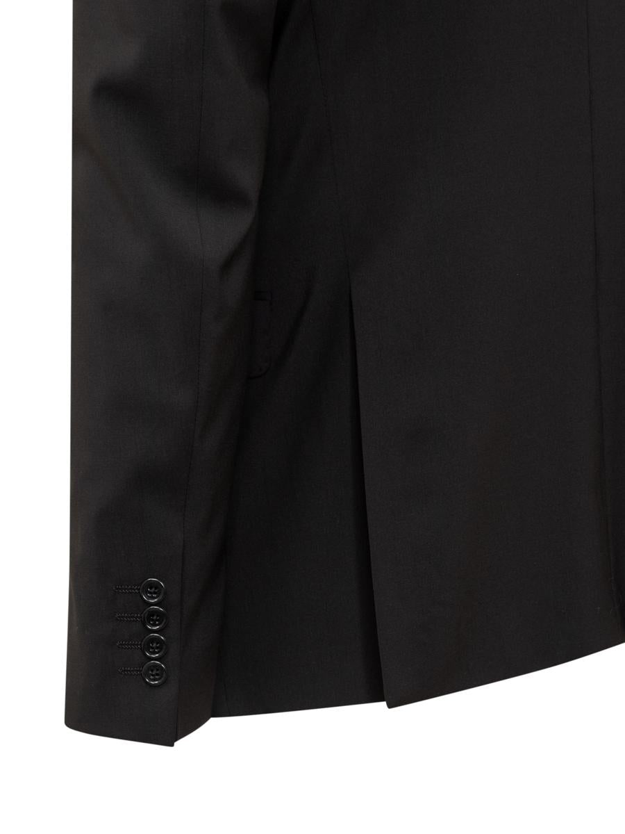 Emporio Armani Svart Enkelknäppt Kavaj Emporio Armani
