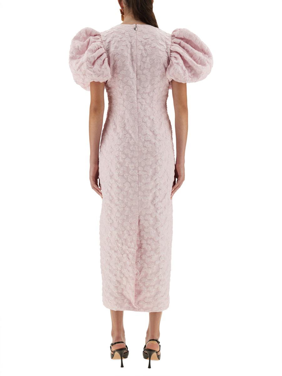 Rotera Birger Christensen Jacquard Midi Dress
