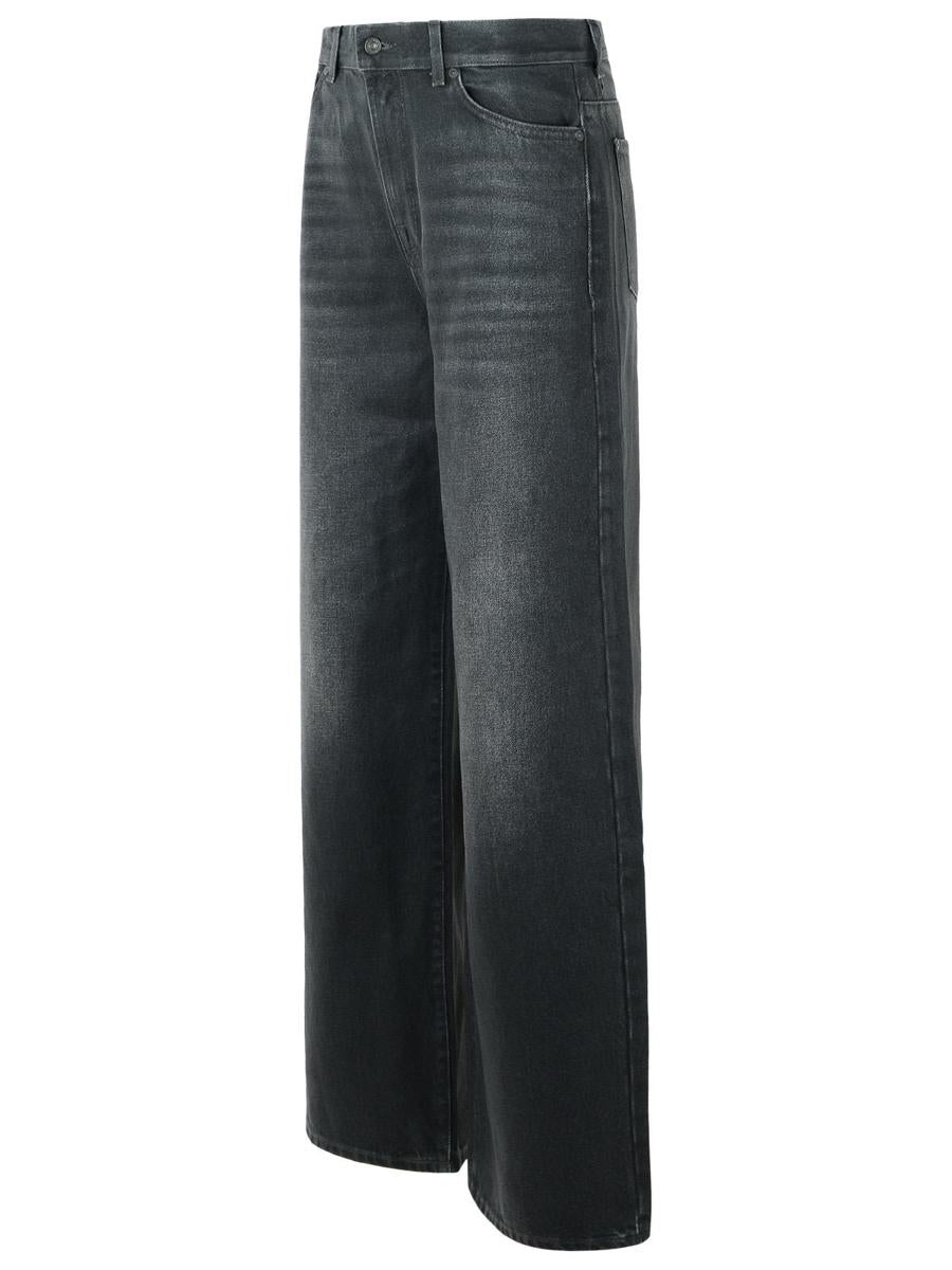 7 For All Mankind 'Lakrits' Svarta Denim Jeans