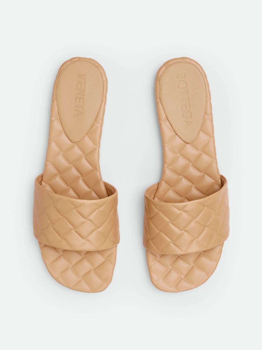 Bottega Veneta Flätade Mönstrade Amy Platta Muleskor