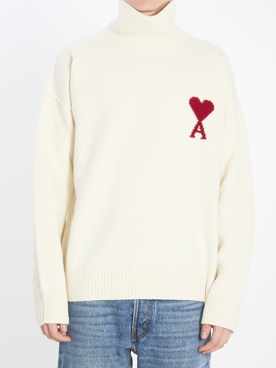 AMI Paris De Coeur Turtleneck-tröja