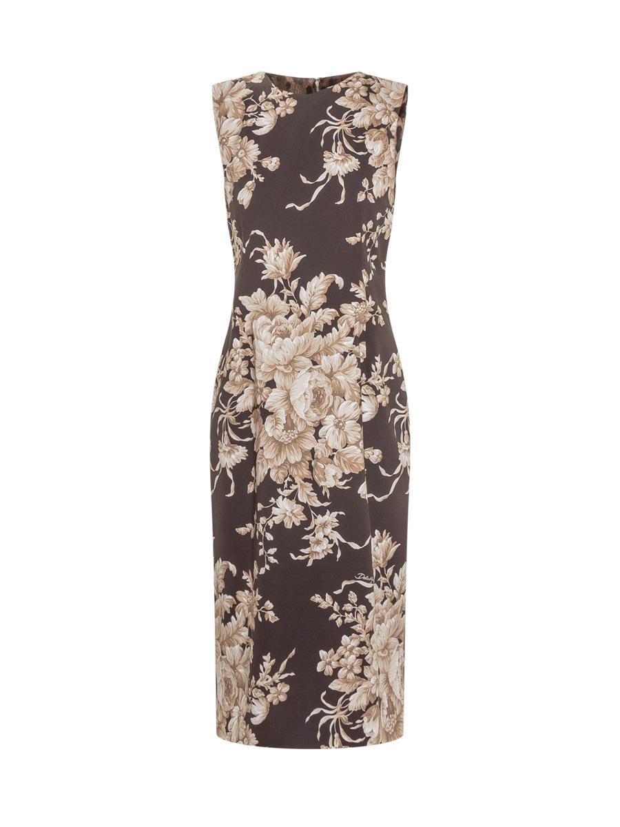Dolce & Gabbana Dolce & Gabbana Ärmlös Blommig Klänning