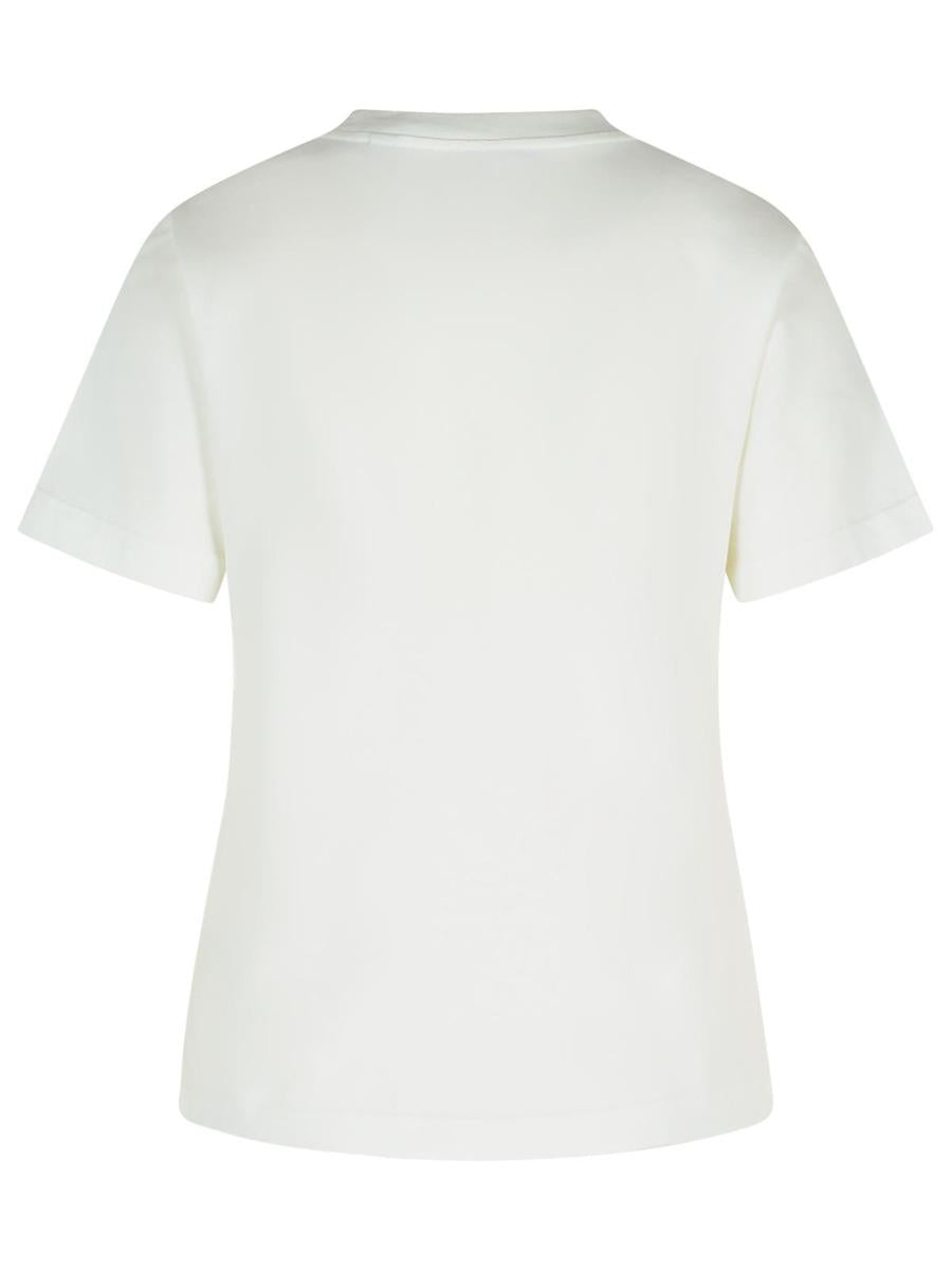 Burberry Elfenbensvit Bomulls-T-shirt