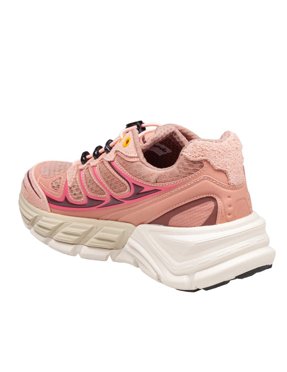 Barracuda Round-One Sneakers i tekniskt tyg och mocka