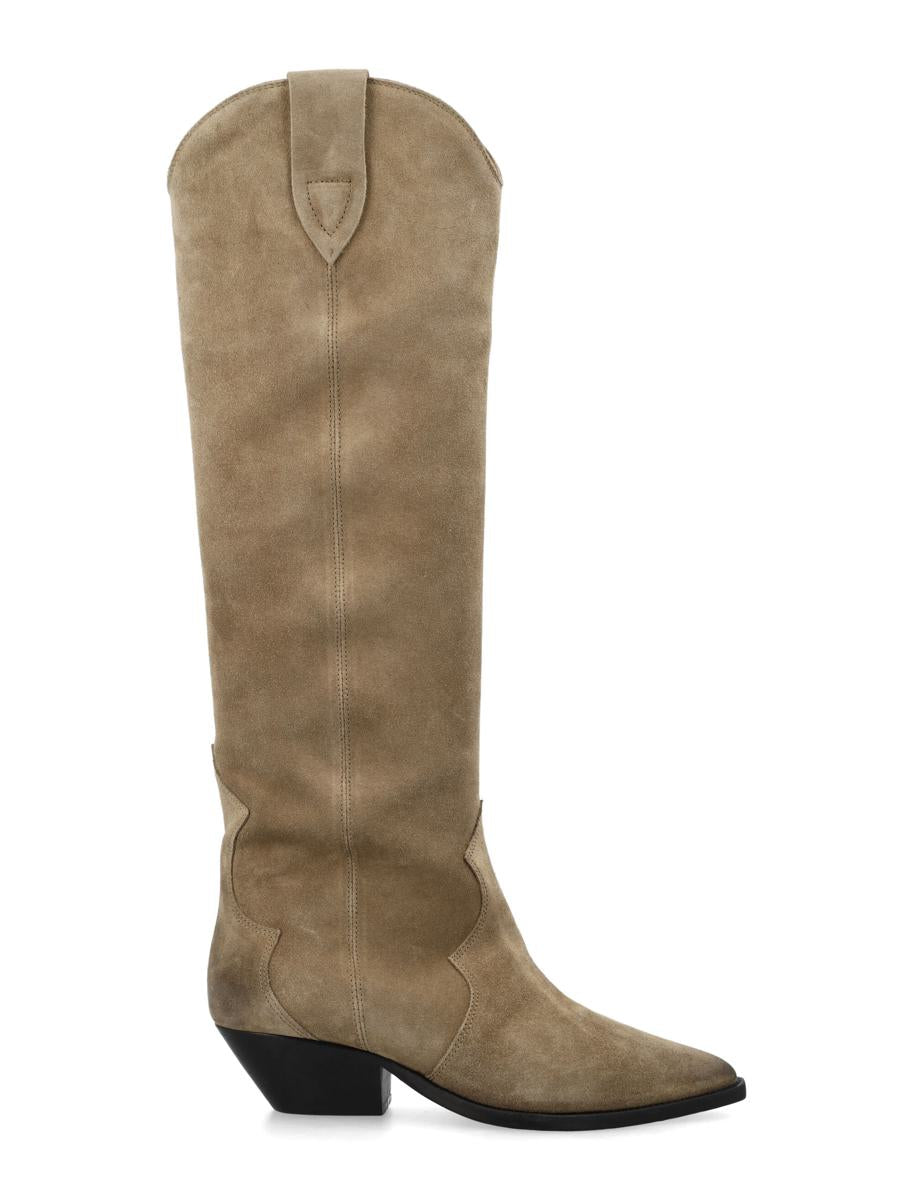 Isabel Marant Denvee Mocka Cowboy Stövlar