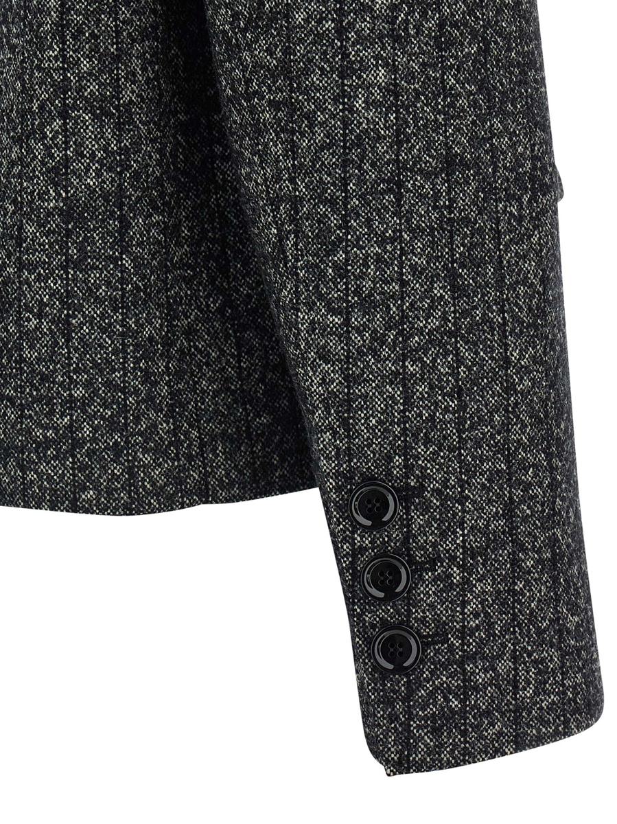 Dolce & Gabbana Randig Ullkavaj