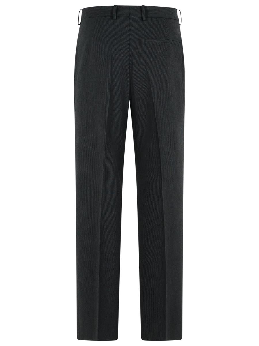 Acne Studios svarta ullblandade byxor