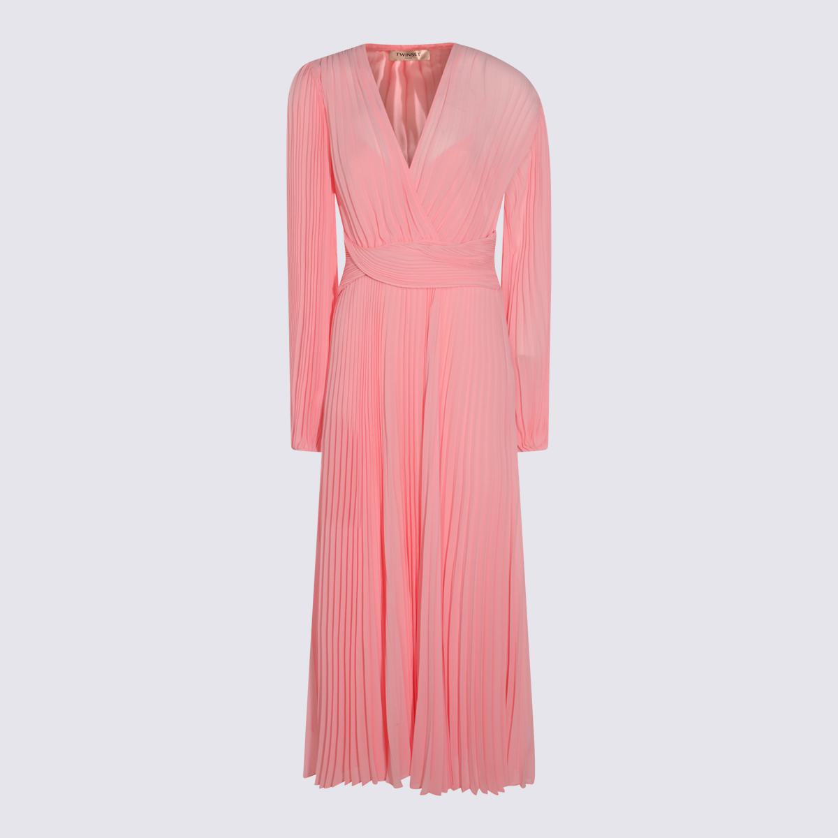 Twinset Rosa Maxiklänning