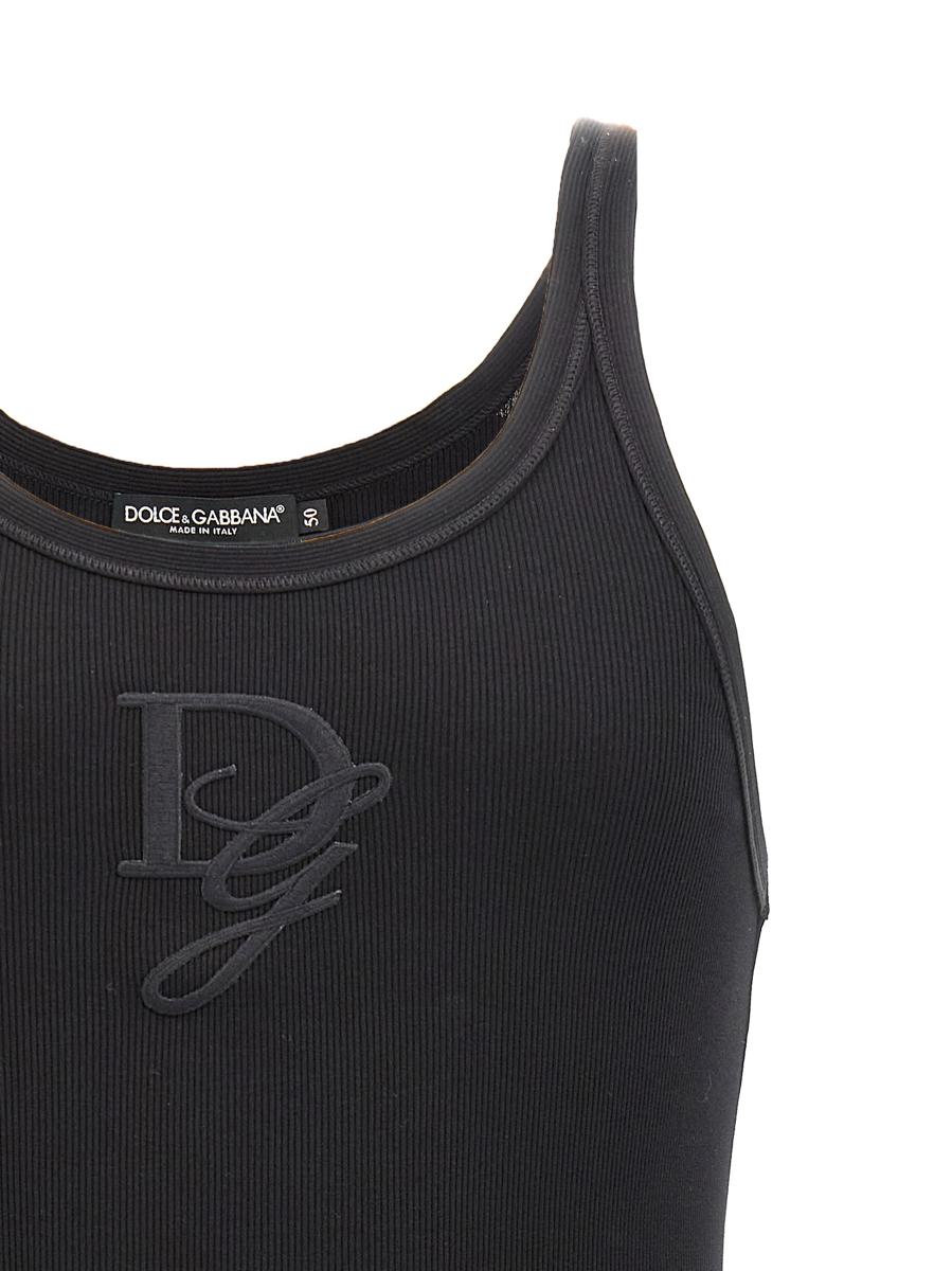 Dolce & Gabbana linne med broderad logotyp