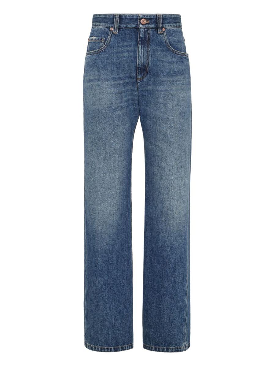 Brunello Cucinelli Jeans i bomull i denim