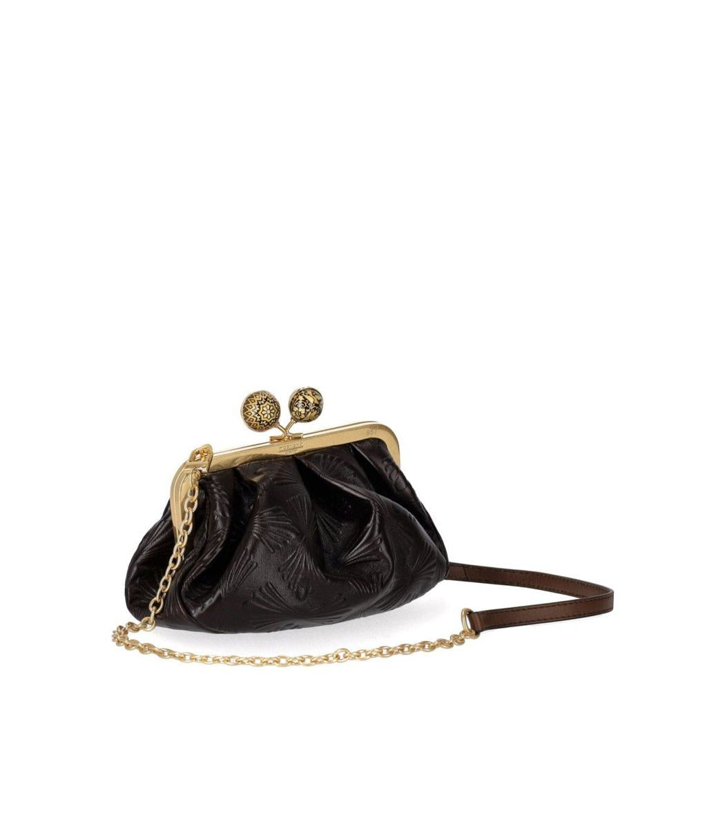 Weekend Max Mara Pasticcino Spanish Heritage Liten Brun Kuvertväska