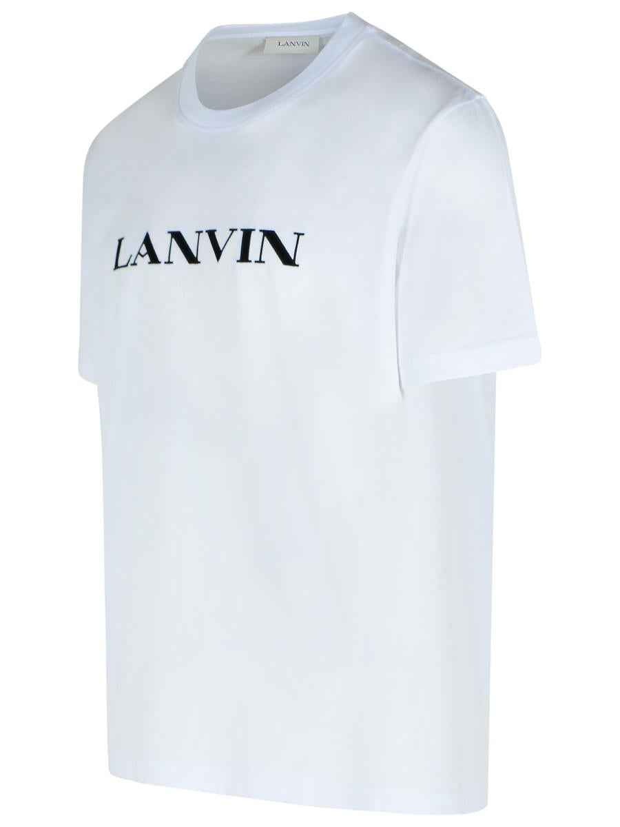 Lanvin Vit Bomulls-T-shirt
