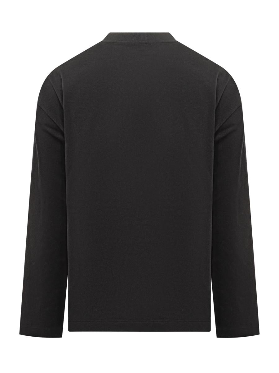Jil Sander Jil Sander svart långärmad t-shirt