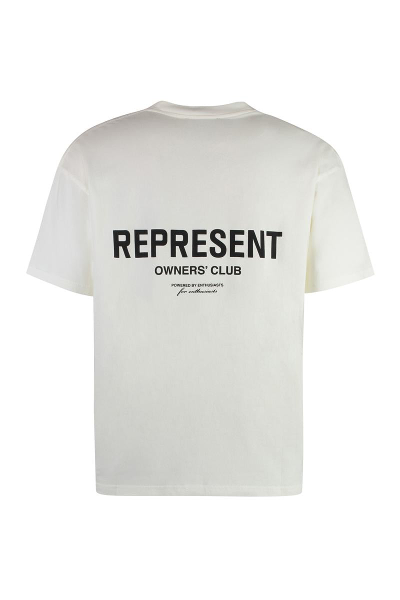 Represent bomulls-t-shirt med rund hals