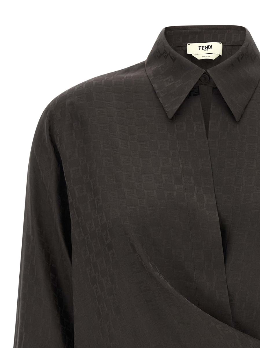 Fendi 'Chess Ff'-skjorta