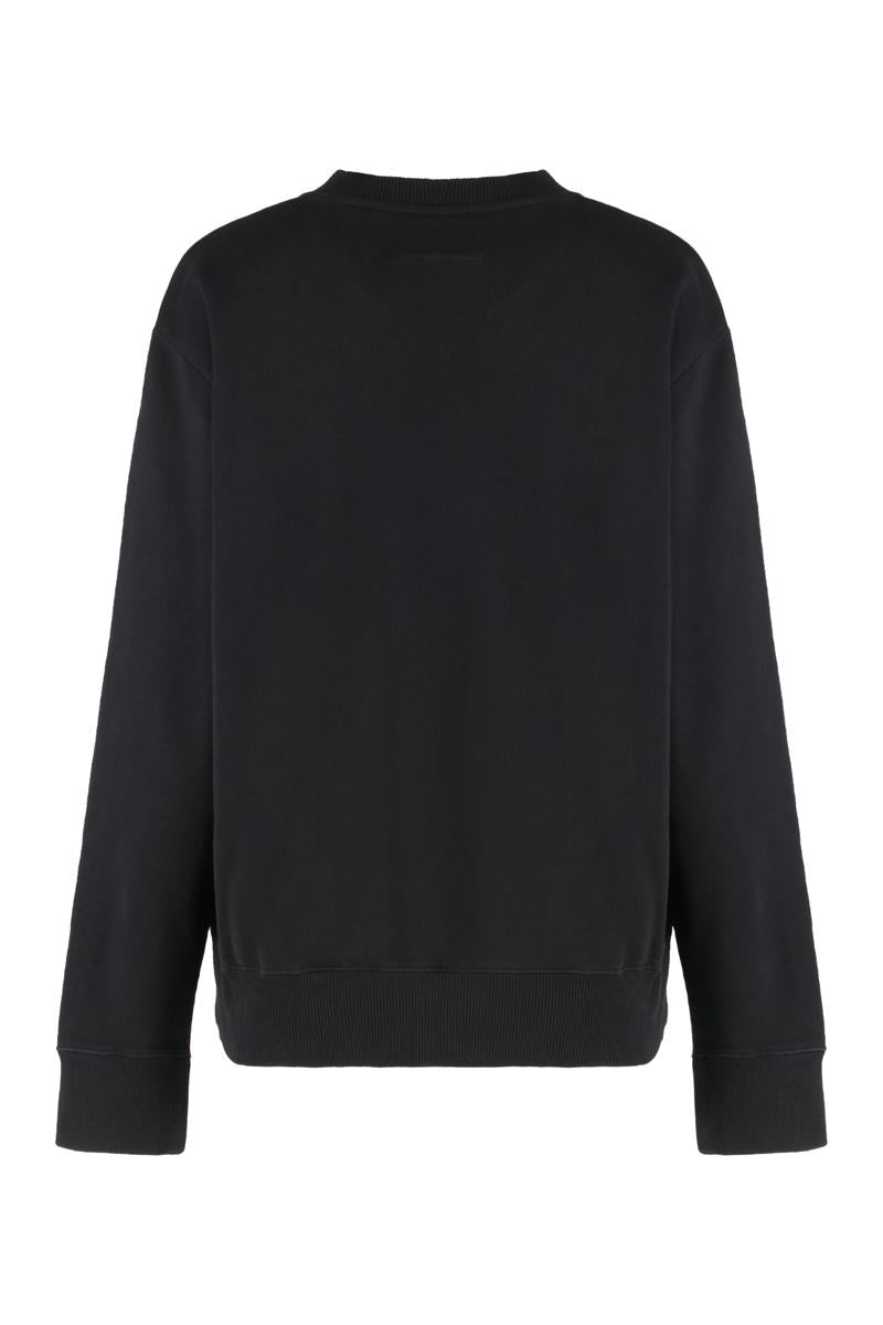 MM6 Maison Margiela bomullströja med rund hals