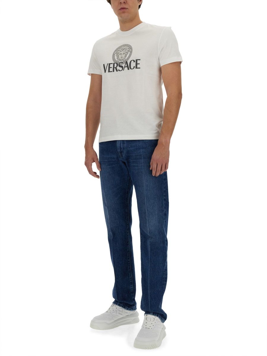 Versace-logotyp t-shirt