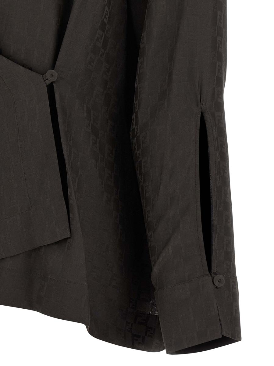 Fendi 'Chess Ff'-skjorta