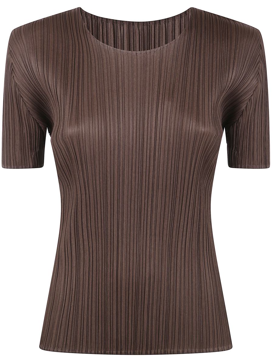 Pleats Please Issey Miyake Nya Färgglada Basics 4 Skjorta Kläder