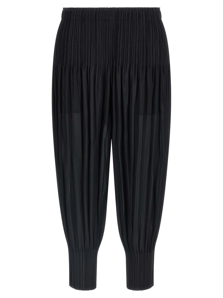Pleats Please Issey Miyake 'Fluffy Basics' Byxor