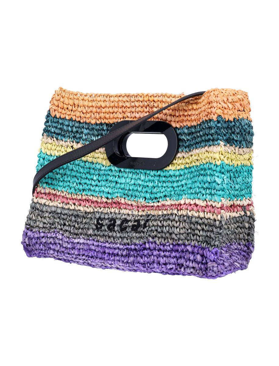 Sacai Raffia Mini Bag