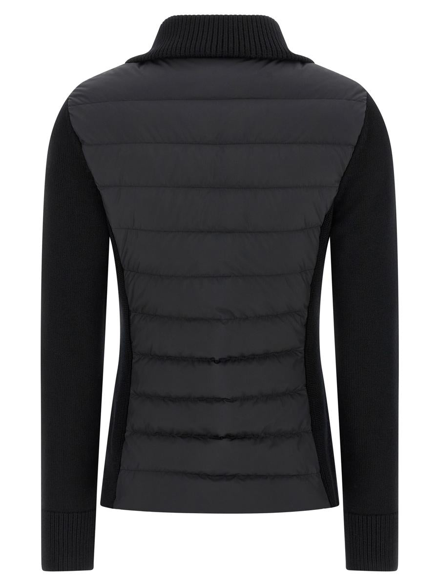 Moncler kofta i två material