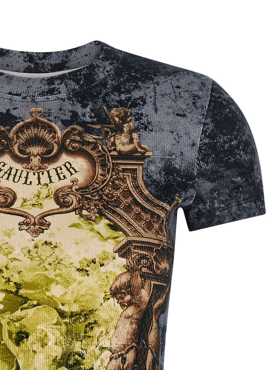 Jean Paul Gaultier 'The Blue Médaillon' T-shirt