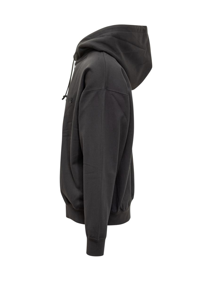 Y-3 Adidas Y3 Svart Dragkedja Hoodie